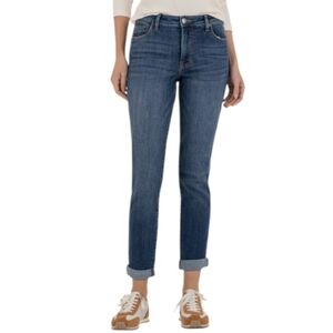 KUT from the Kloth Catherine Fab Ab Boyfriend Jeans Size 6 Medium Wash Stretch